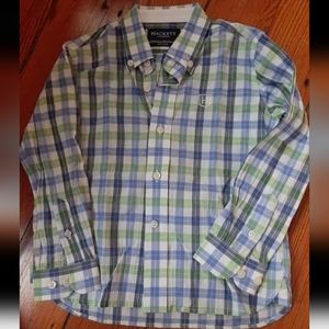 Hackett London Button down shirts. Size Kids 3-4. EUC. Blue & White.